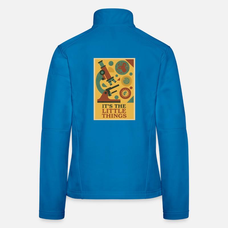 The Little Things | Microbiology Microscope Women's Softshell Jacket