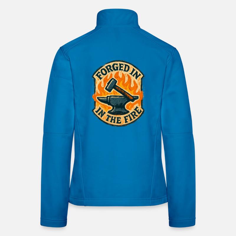 Forgé dans le Feu Résilience et Force Brute Veste en tissu softshell Femme