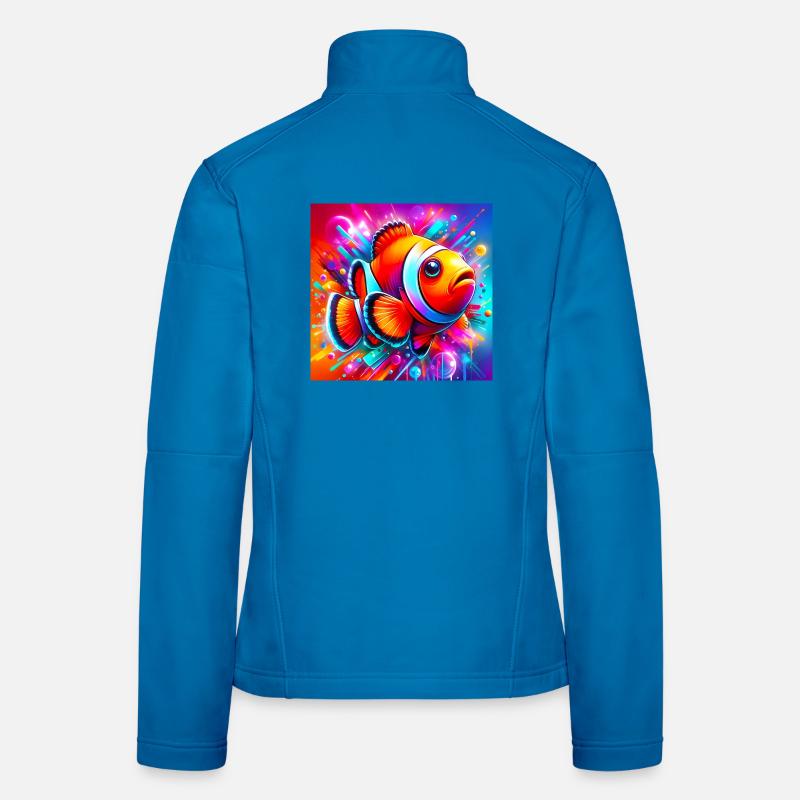 Clownfisch Frauen Softshelljacke