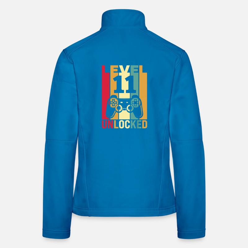Level Up, freigeschalteter Retro-Controller Frauen Softshelljacke