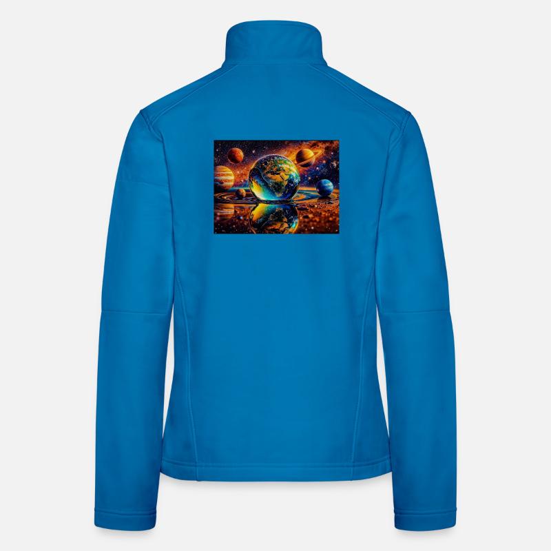 La Terre dans le miroir de l’espace Veste en tissu softshell Femme