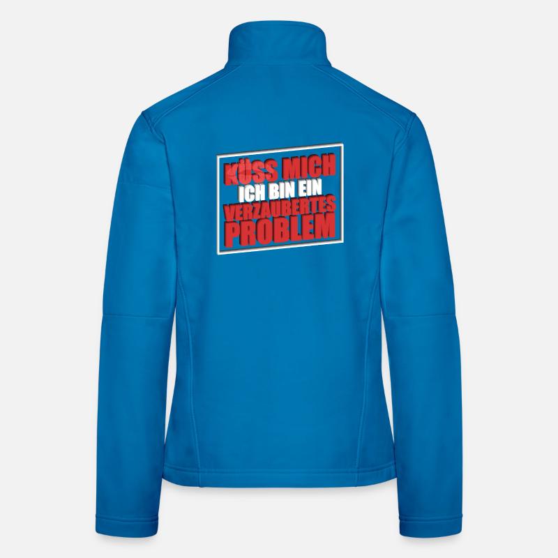 Küss mich ich bin ein verzaubertes Problem Frauen Softshelljacke