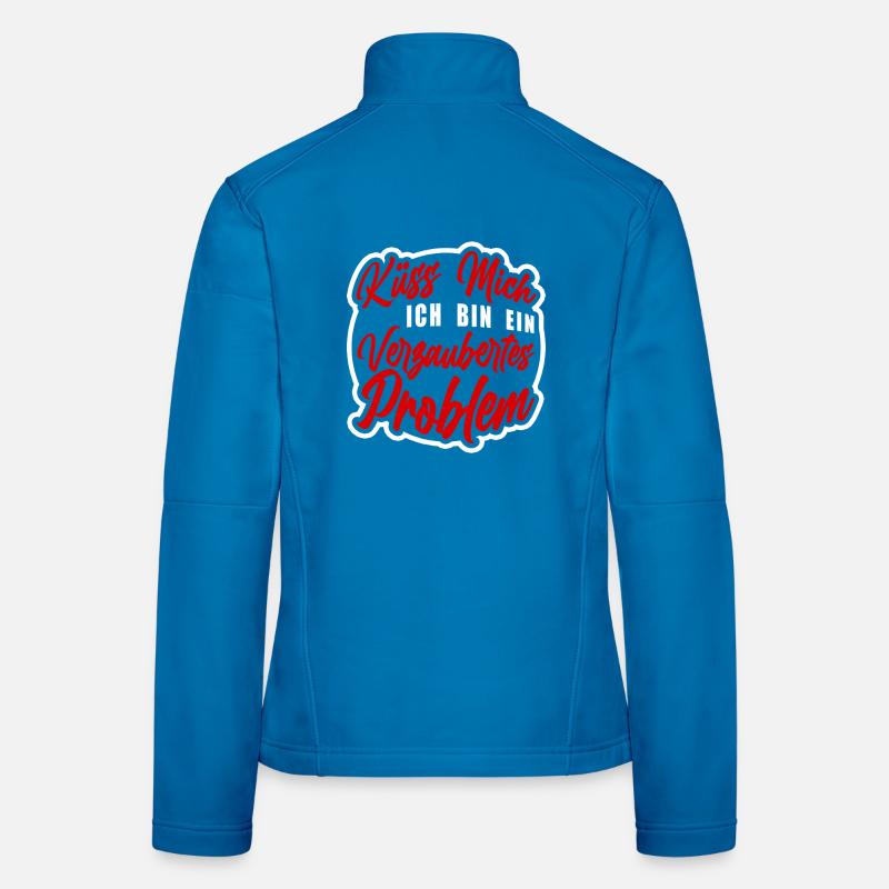 Küss mich ich bin ein verzaubertes Problem Frauen Softshelljacke