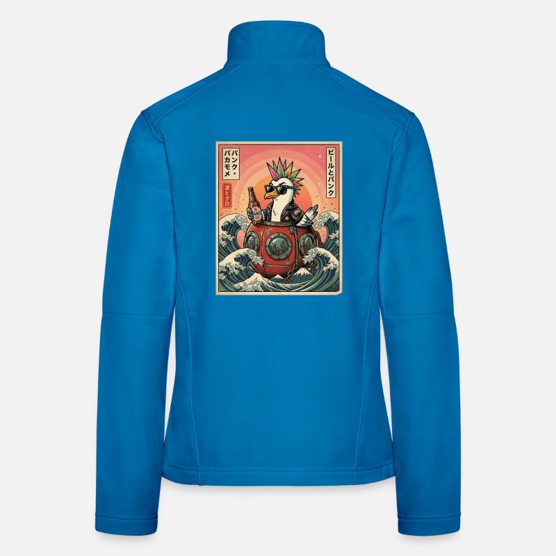 Kawaii Punker Moewe Frauen Softshelljacke