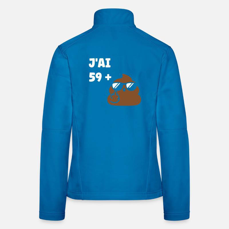 59 ans plus 1 Veste en tissu softshell Femme