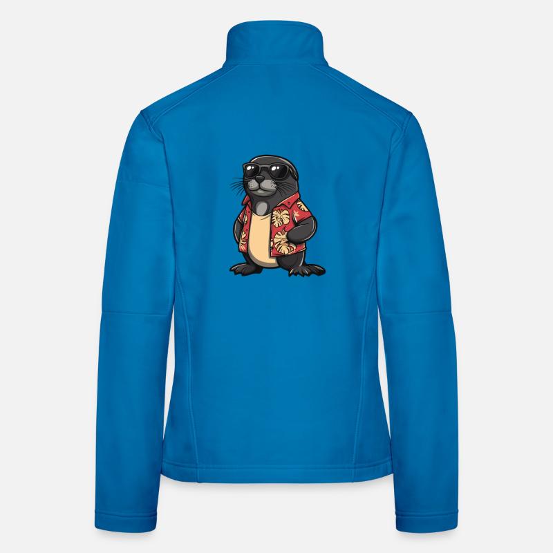 Seal Comic Vacation Women's Softshell Jacket