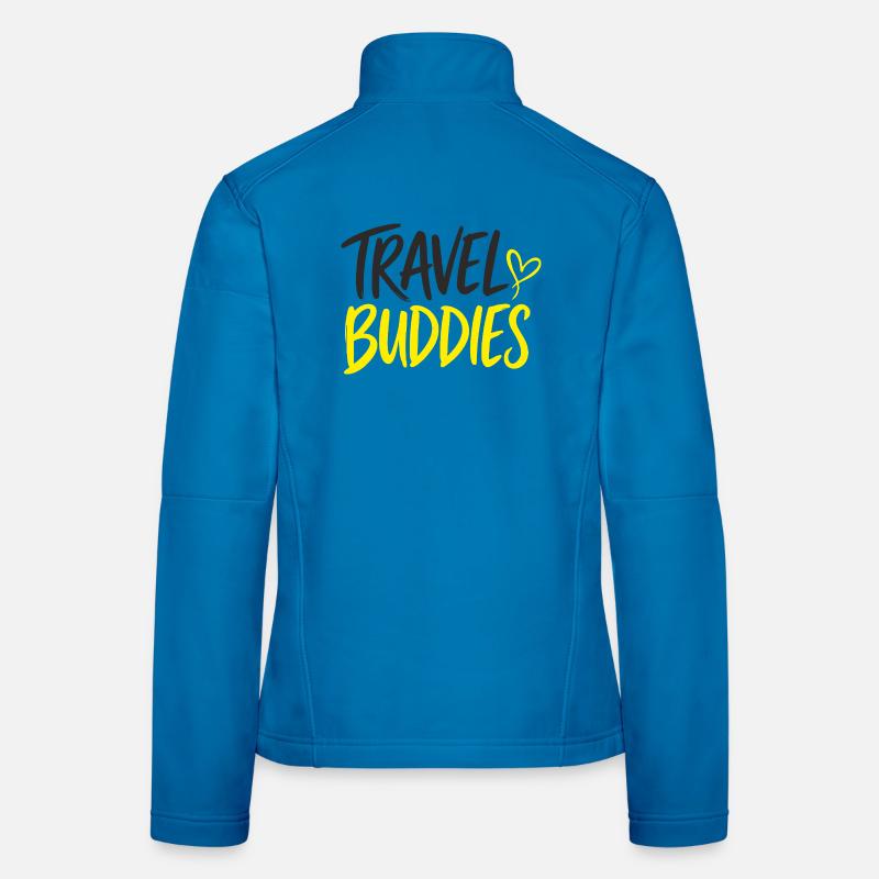 Conception de compagnons de voyage pour compagnons de voyage Veste en tissu softshell Femme