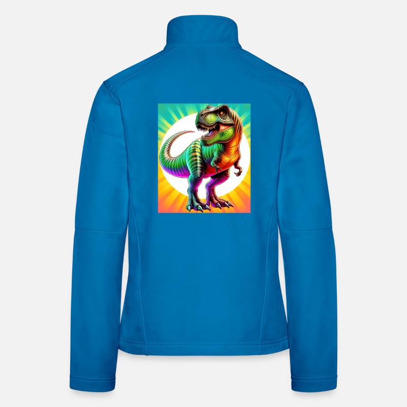 dinosaure Veste en tissu softshell Femme
