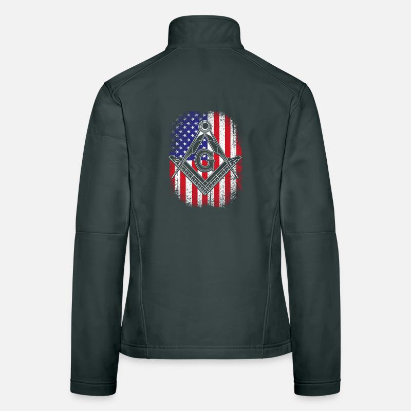 Francs-maçons Illuminati Veste en tissu softshell Femme