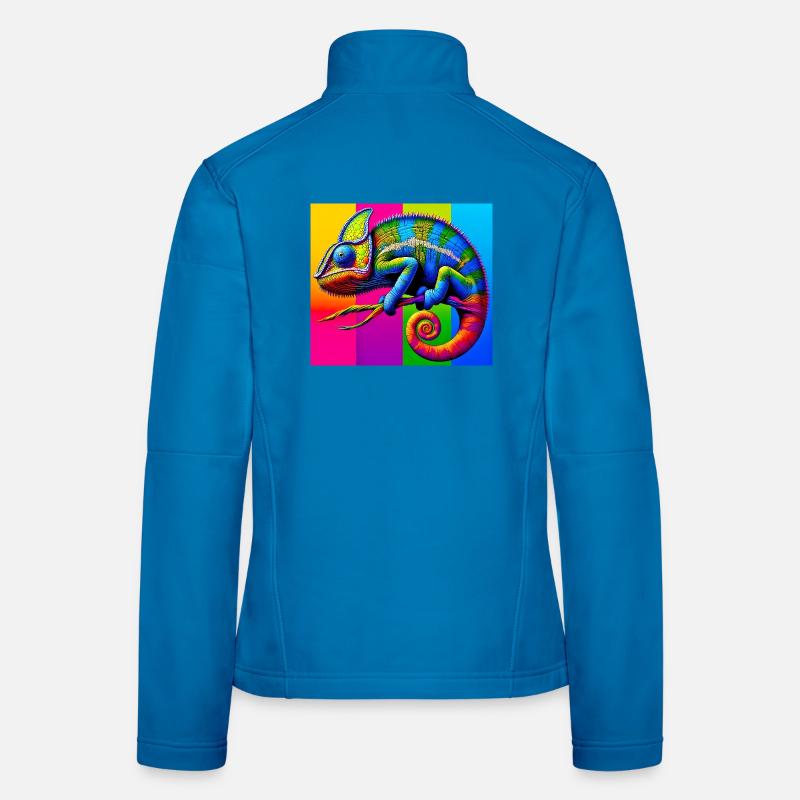 caméléon Veste en tissu softshell Femme