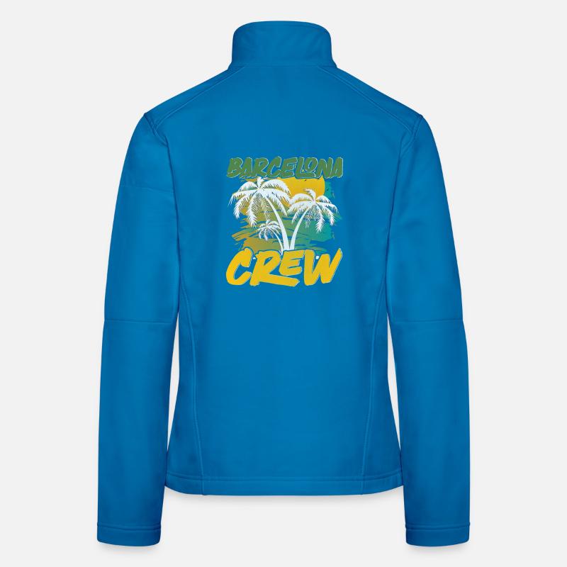 Barcelona Crew Frauen Softshelljacke