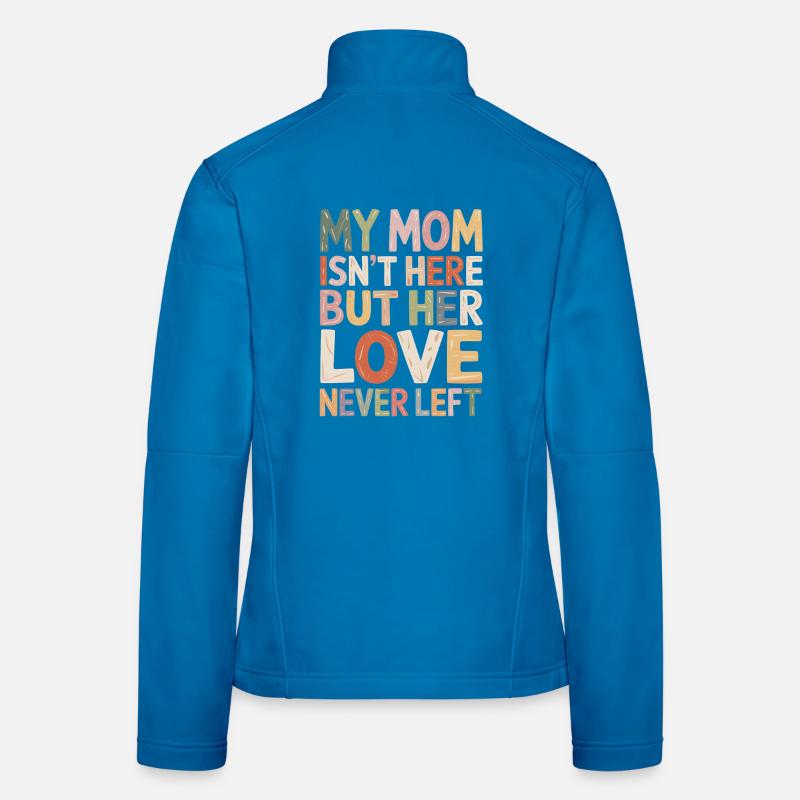 L’amour de maman reste coloré Veste en tissu softshell Femme