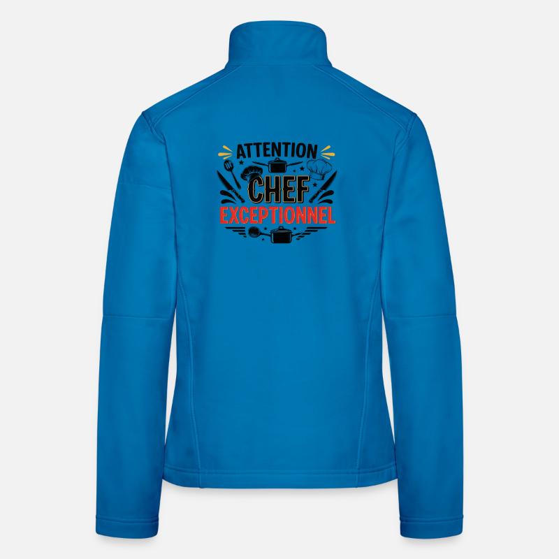 Attention Chef Exceptionnel Veste en tissu softshell Femme