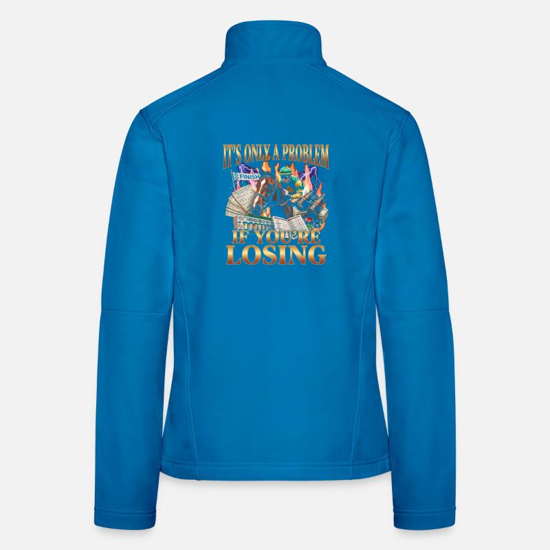 Es ist nur dann ein Problem, wenn man im Pferderen Frauen Softshelljacke