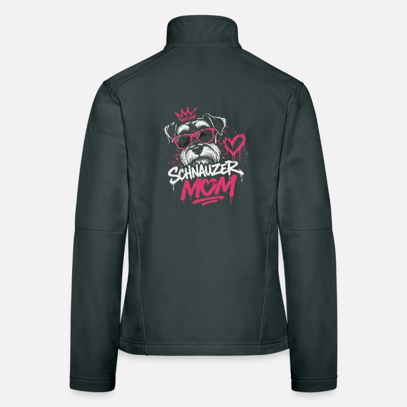 Schnauzer King Graffiti Women's Softshell Jacket