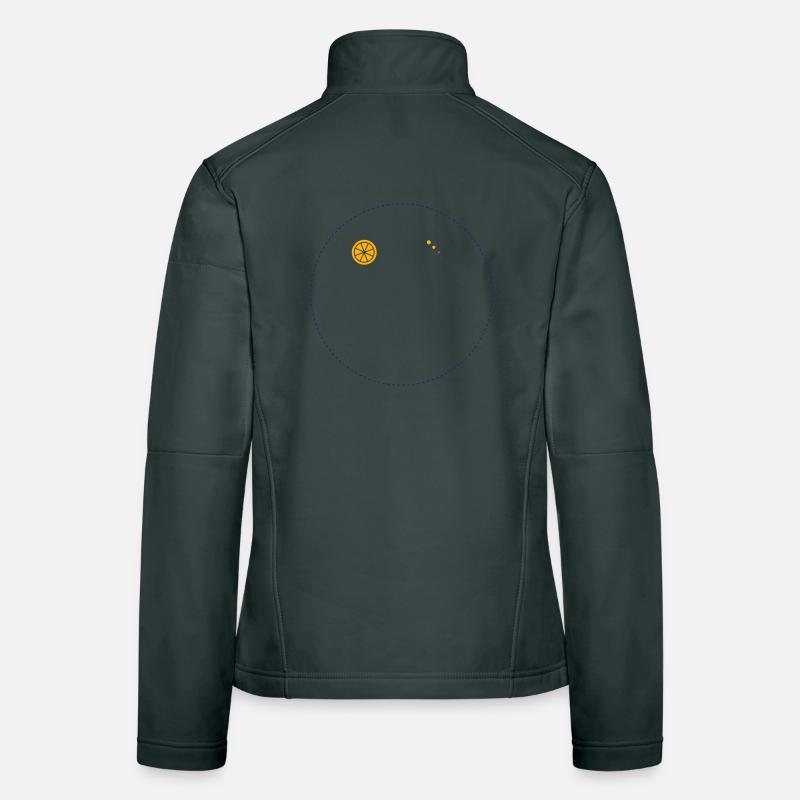 Citrus Orbit Print Veste en tissu softshell Femme