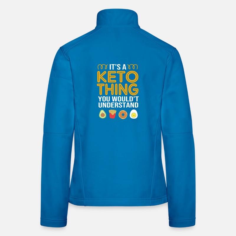 Régime Keto Veste en tissu softshell Femme