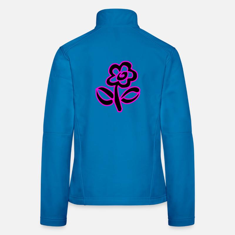 Fleur Veste en tissu softshell Femme