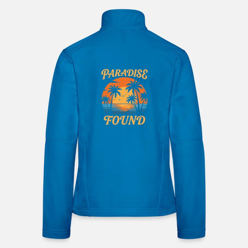 Paradise Found Sunset Circle Frauen Softshelljacke