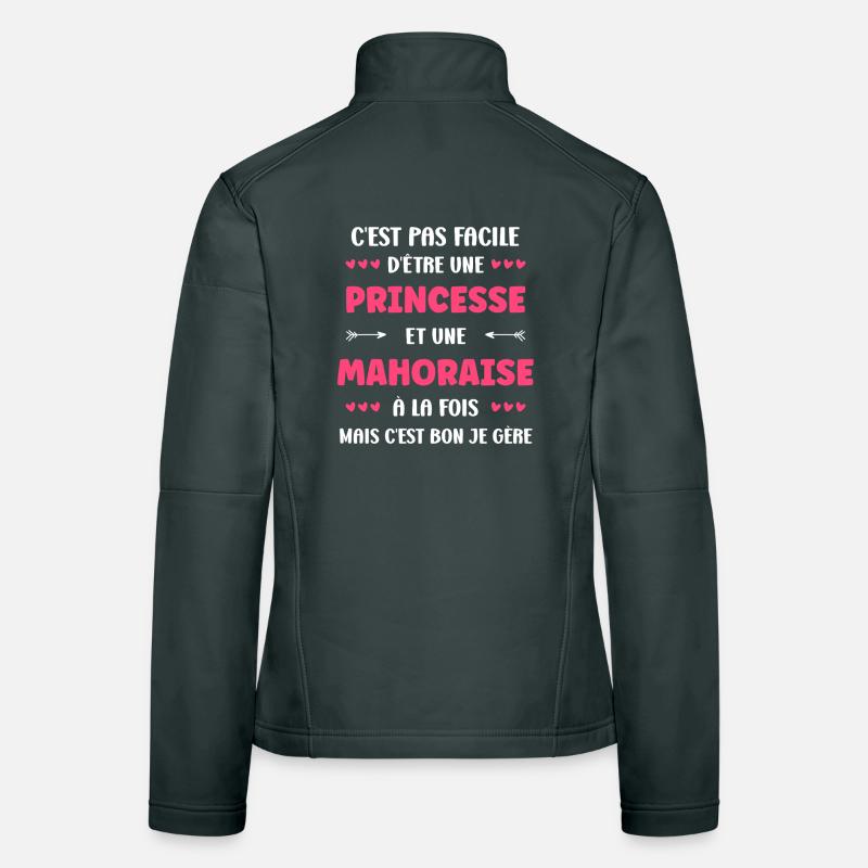 Princesse Mahoraise Veste en tissu softshell Femme