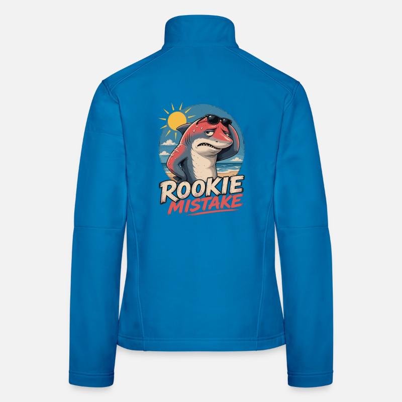 Erreur de débutant - Requin de plage Veste en tissu softshell Femme