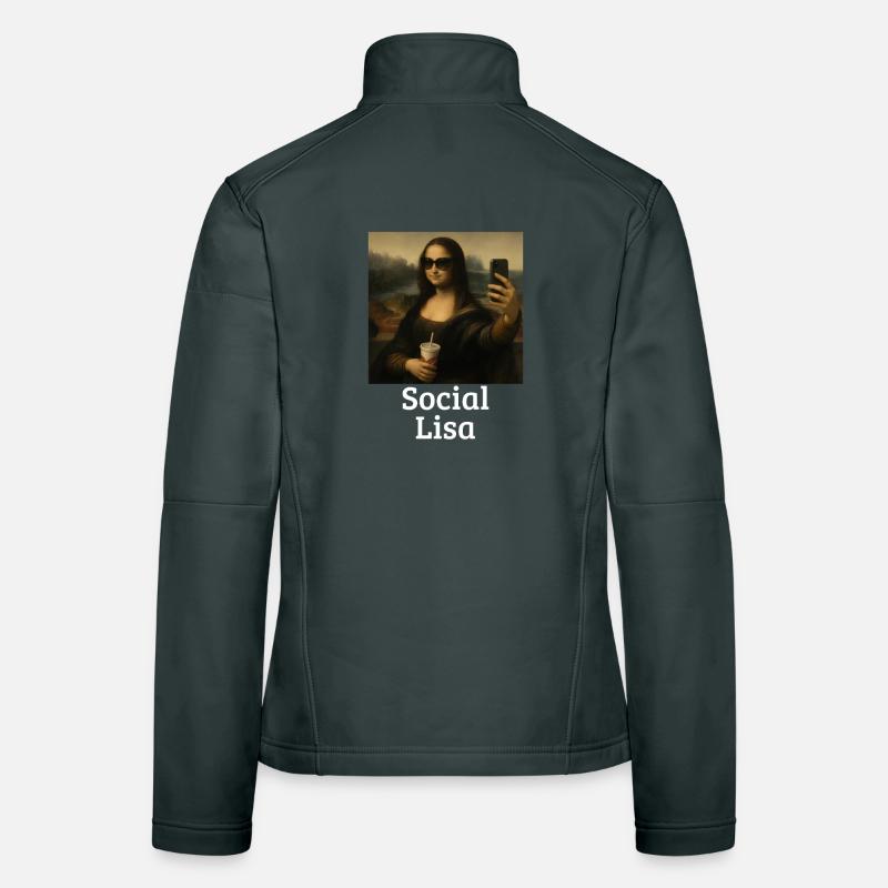 Lisa Leonardo Da Vinci Influencer Mona L Women's Softshell Jacket