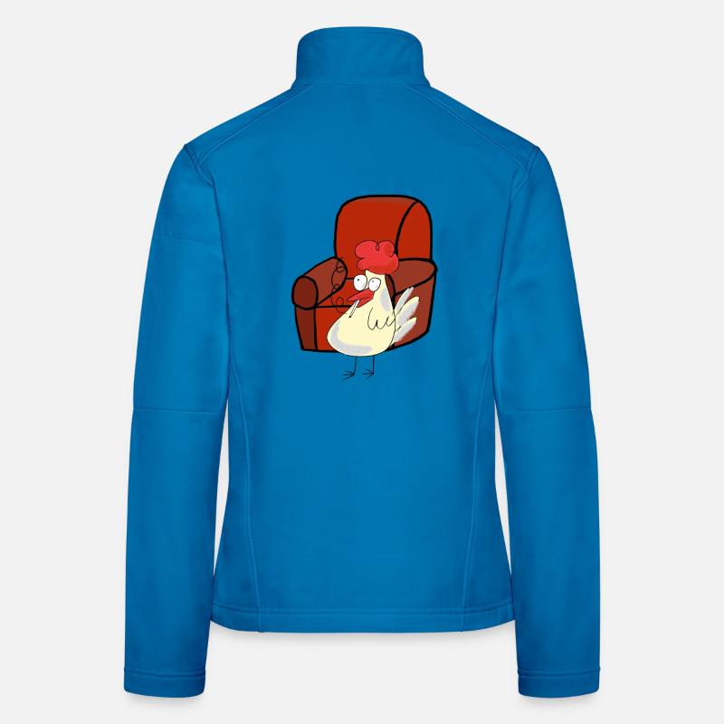 Feierabend Huhn Raucher Zigarette Pause Frauen Softshelljacke