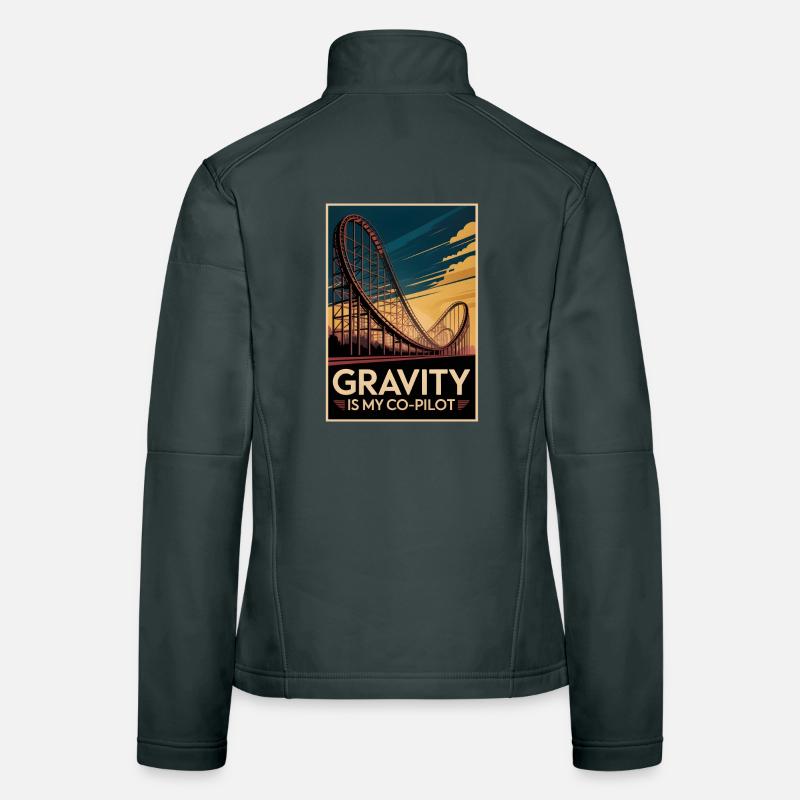 Gravity as a passenger | Roller coaster Women's Softshell Jacket