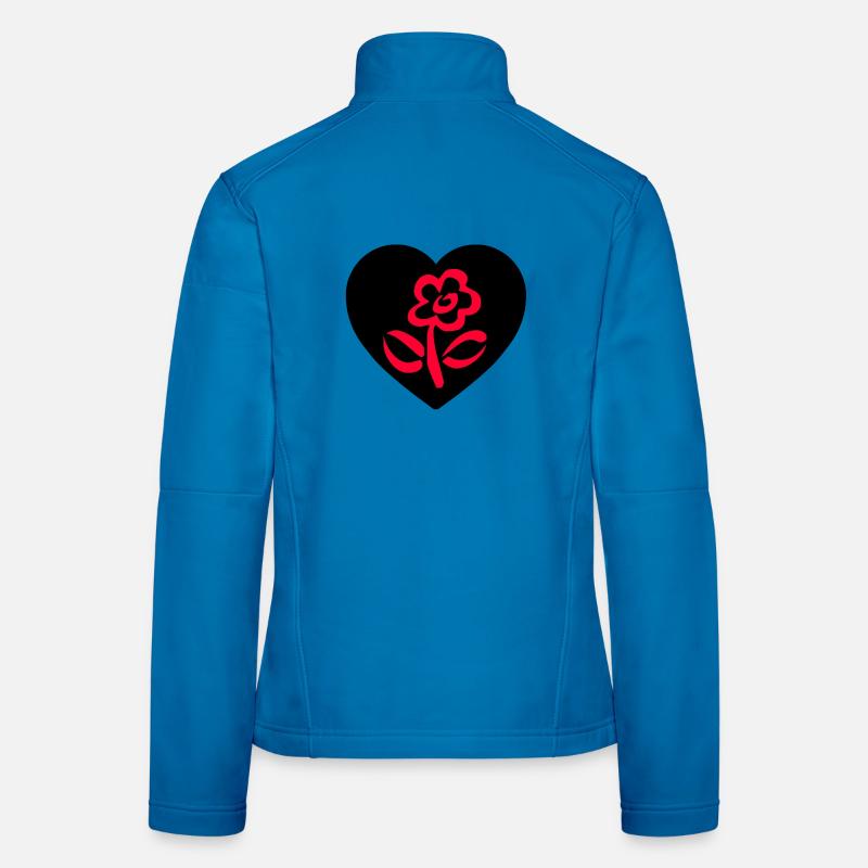 Fleur Veste en tissu softshell Femme