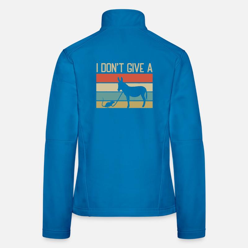 Das ist mir scheißegal. Frauen Softshelljacke