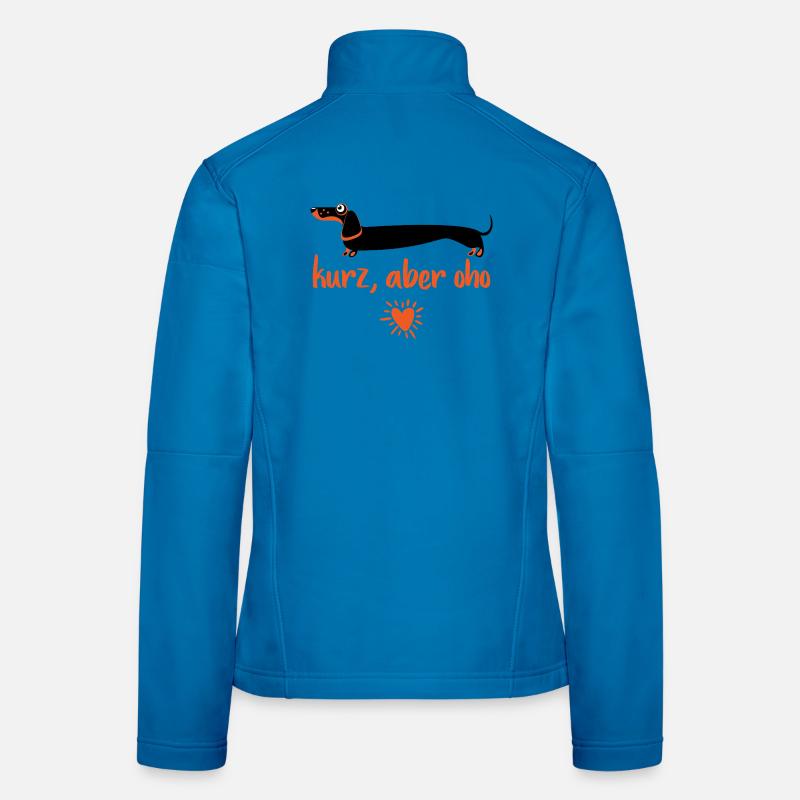 Kurze Worte, Großes Herz Frauen Softshelljacke