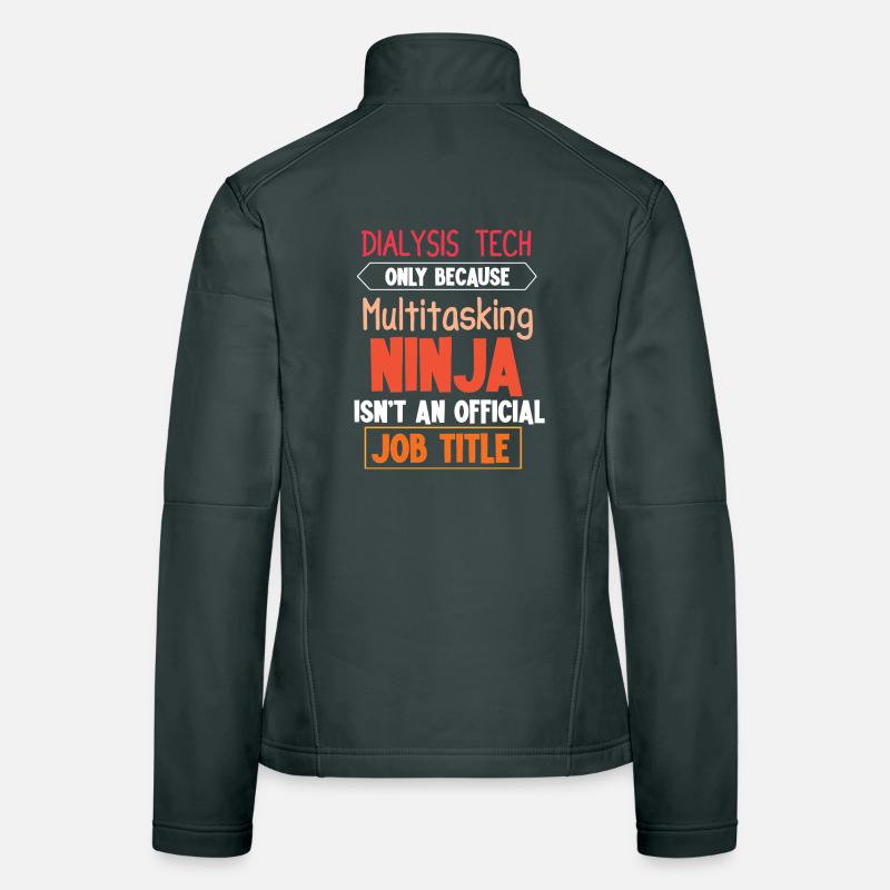 Technicien en dialyse néphrologie Veste en tissu softshell Femme