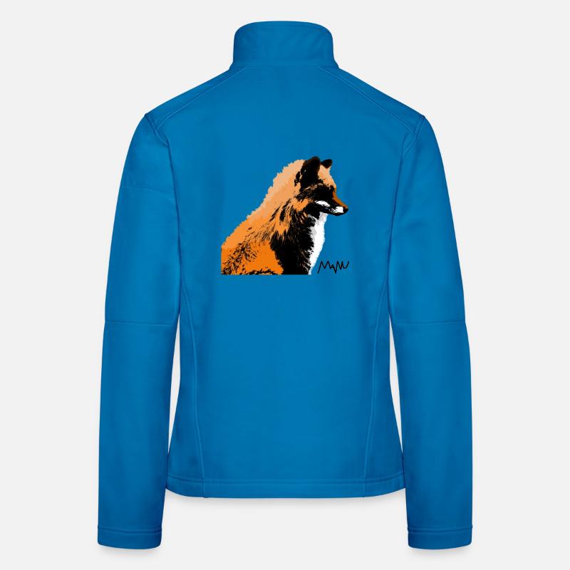 renard Veste en tissu softshell Femme