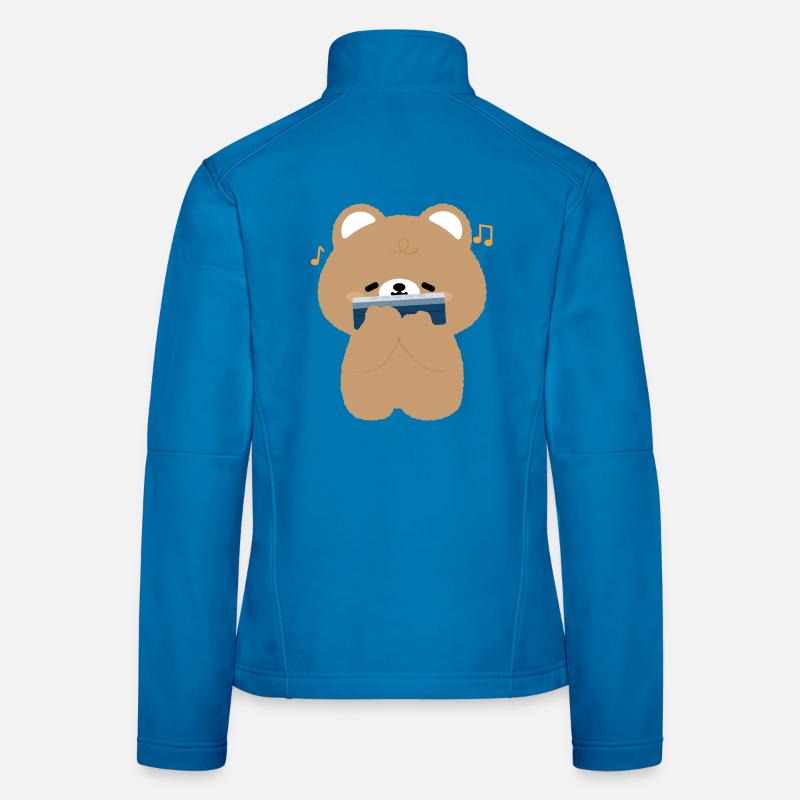 Brown Bear Harmonica Veste en tissu softshell Femme
