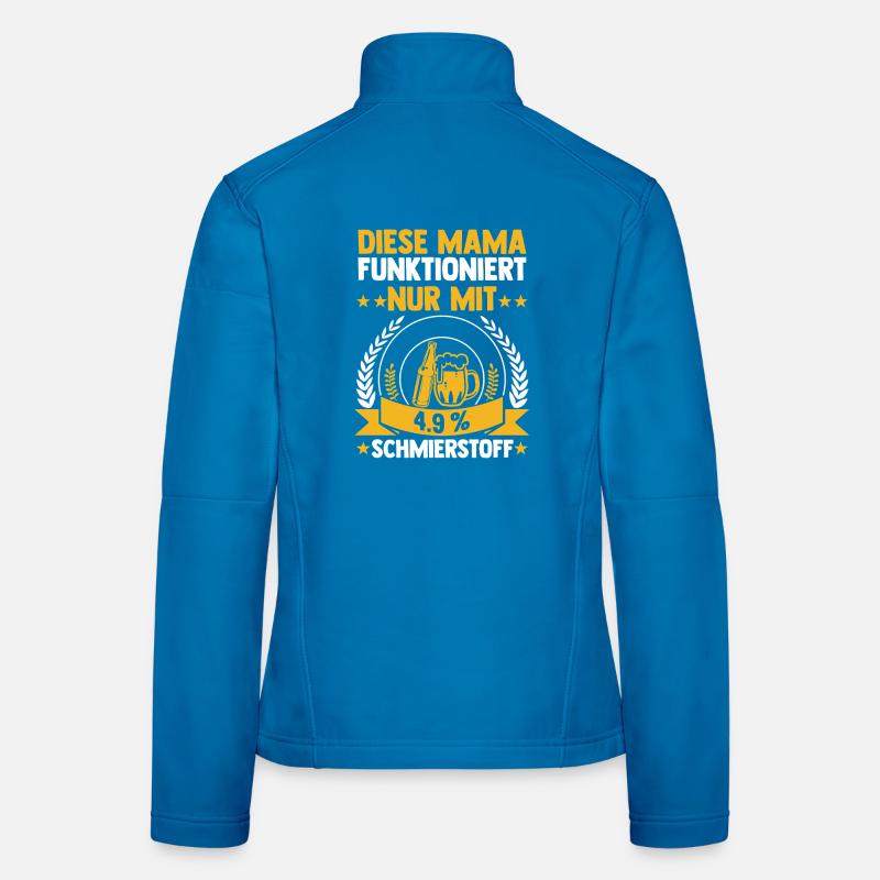 Bier Bierliebhaberin Mutter Mama Frauen Softshelljacke