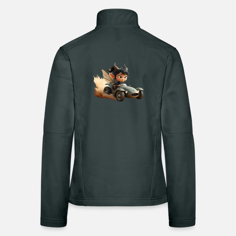 Gobelin d’aventure dans un wagon de sable Veste en tissu softshell Femme
