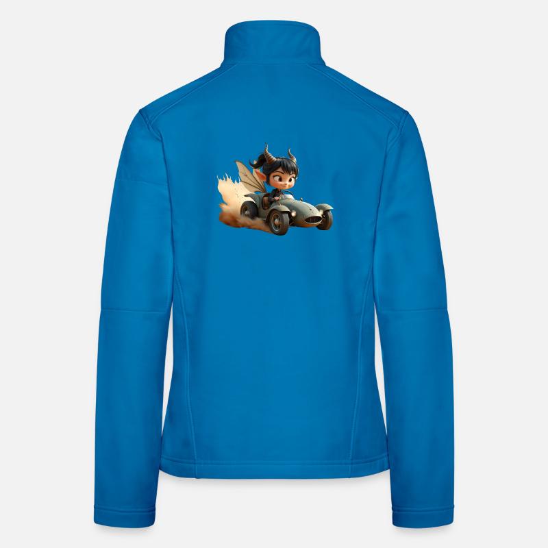 Gobelin d’aventure dans un wagon de sable Veste en tissu softshell Femme