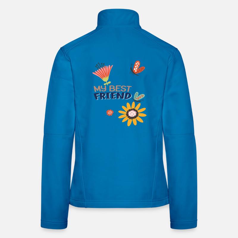 Best friends - Women's Softshell Jacket - light blue