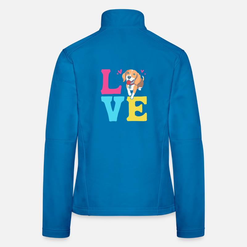 Frengle Hund Frauen Softshelljacke