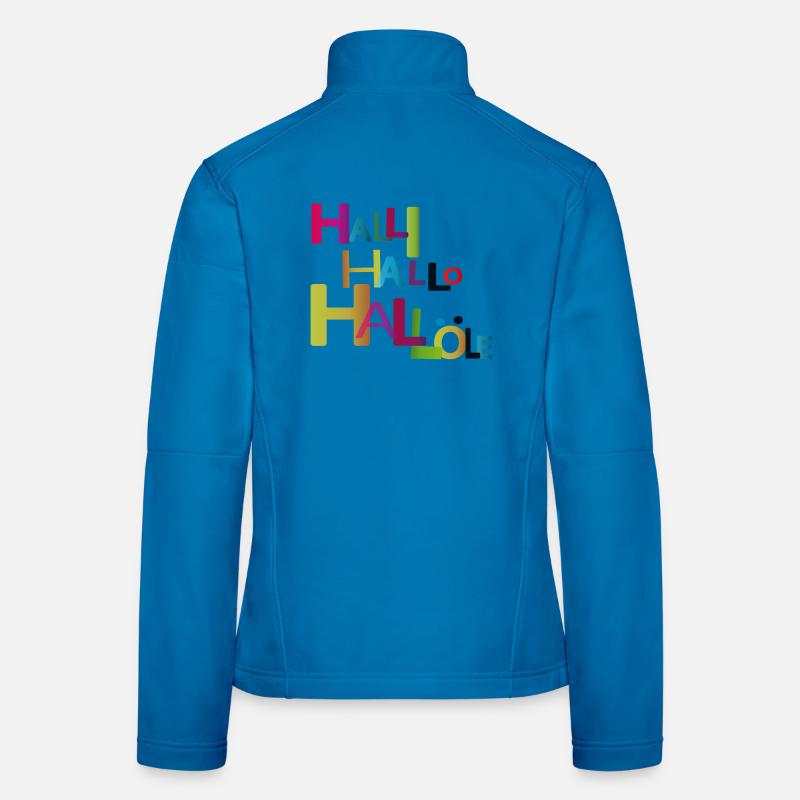 Halli Hallo Hallöle Frauen Softshelljacke