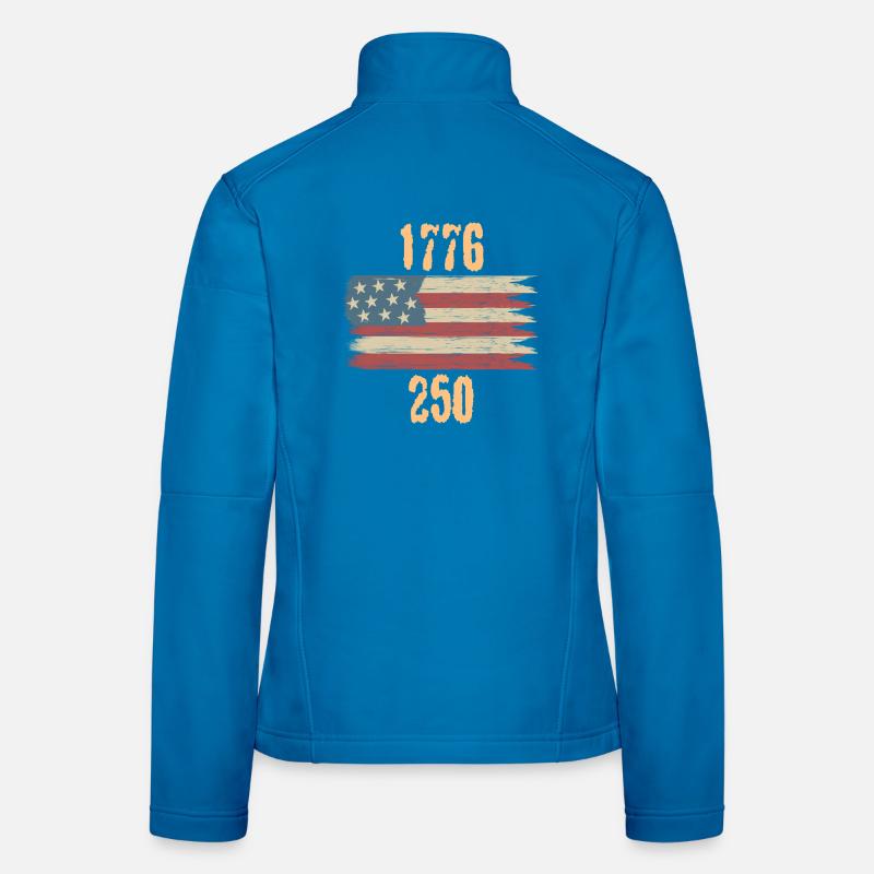amerika 250 Frauen Softshelljacke