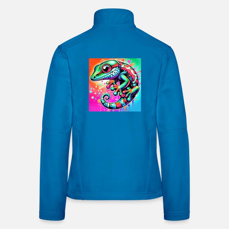 Gecko Veste en tissu softshell Femme