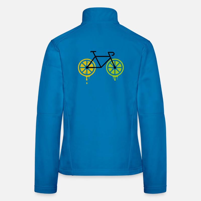 Citron vélo Veste en tissu softshell Femme