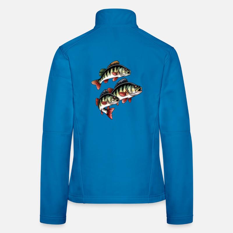 Barsch Angeln Frauen Softshelljacke