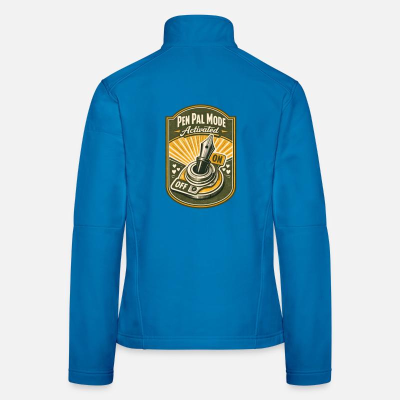 Penpal Mode On | Pen Pal Women's Softshell Jacket