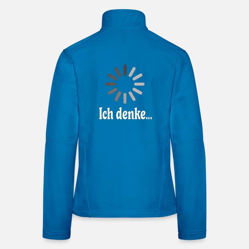 Ich denke bitte warten Frauen Softshelljacke