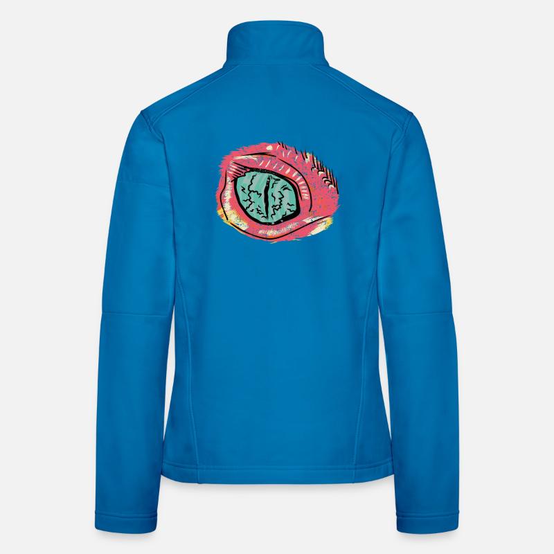 Conjonctivite dans le style pop art Veste en tissu softshell Femme