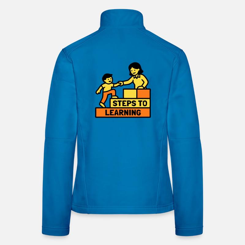 Steps to Learning School Logo Women's Softshell Jacket