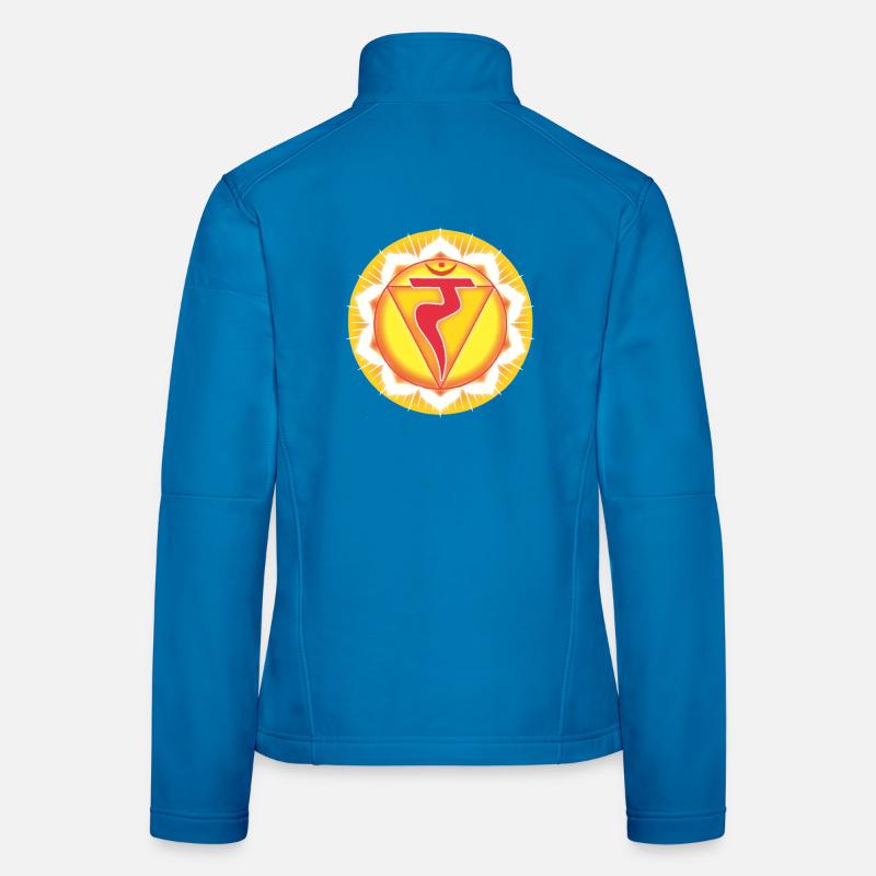 Chakra du nombril Manipura Veste en tissu softshell Femme