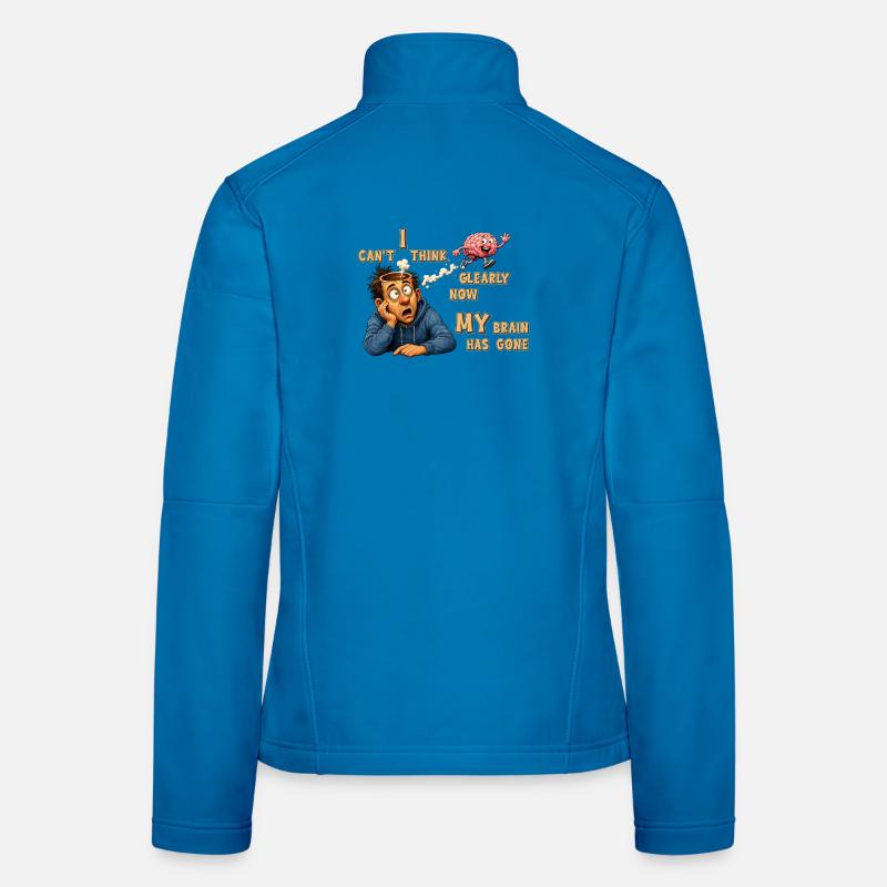 Thinking Offline - My Brain Has Quit Women's Softshell Jacket